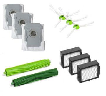 BMK Set dodatkov za iROBOT Roomba E5, E6, i3, i3+, i4, i4+, i5, i6, i6+, i7, i7+,i8, i8+, j7, j7+, Combo j9+ (Serija E/i/j/S)