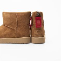 Ugg Australia Škornji rjava 36 EU W Classic Mini Logo Zip