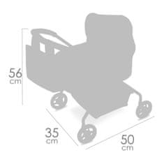 DeCuevas 86078 Voziček za punčke z vrečko Verona 2024 - 56 cm