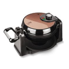 Berlingerhaus Vrtljivi vafljar za 4 vaflje s stojalom Rosegold Metallic Line BH-9451
