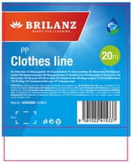 BRILANZ Vrvica 20 m, plastična, BELA