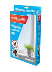 BRILANZ Mreža za okna 150x 90cm BELA s trakom