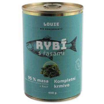 Louie Ribe v pločevinkah z algami 400g