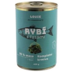 Louie Ribe v pločevinkah z algami 400g