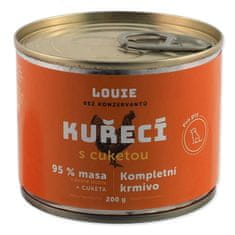 Louie Konzervirani piščanec z bučkami 200g