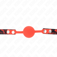 KINK GAG Kink Silicone Ball Model 2 Red (4 cm)