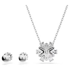 Swarovski Očarljiv komplet nakita s cirkoni Idyllia 5691486 (verižica, uhani)