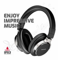SWISSTEN bluetooth stereo slušalke jumbo črne