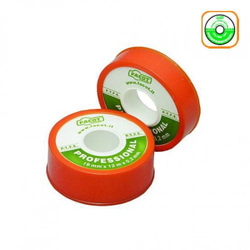 FACOT CHEMICALS TESNILNI TRAK P.T.F.E. PROFESIONAL H 19 mm x 12 m x 0,2 mm