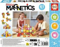 EDUCA Magnetni gradbeni set Magnetika 61 hvala