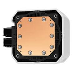 DEEPCOOL Vodni hladilnik MYSTIQUE 360 / 3x120 mm ventilator / dig. zaslon / Intel in AMD / bela