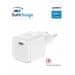 SWISSTEN napajalnik gan 1x usb-c 35w power delivery white + podatkovni kabel usb-c/lightning 1,2 m white
