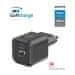 SWISSTEN Napajalnik GaN 1x USB-C 35W pd + 1x USB-A 27W QC črn