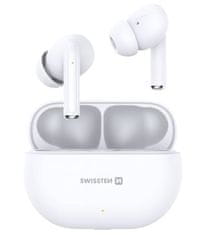 SWISSTEN Slušalke bluetooth tws za melodijo bele barve