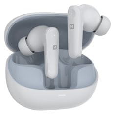 SWISSTEN Slušalke bluetooth anc focus bele barve