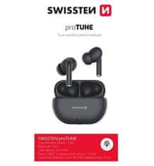 SWISSTEN Slušalke bluetooth tws za melodijo črne
