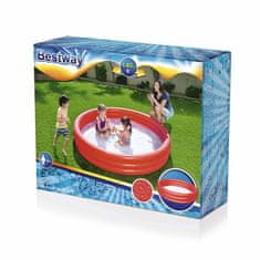 Bestway Napihljiv bazen, rdeč, moder, zelen, premer 183 cm, višina 33 cm, asorti