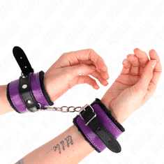 KINK OKOVI ZA ZAPESTJE Kink Premiuim Fur Lined Black/Purple