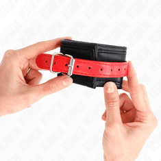 KINK OKOVI ZA ZAPESTJE Kink Black With Red Belt