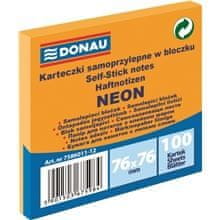Donau Blazinica, 76 x 76 mm, neonsko oranžna