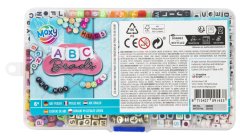 Grafix Komplet kroglic za nanizanje s črkami ABC