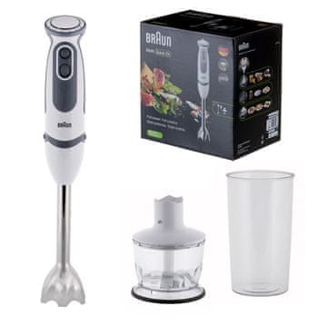 Braun BRAUN Multiquick ročni mešalnik MQ 5235, 1000 W, 21 hitrosti, ergonomičen, enostaven za čiščenje, nerjaveče jeklo