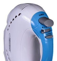 Esperanza Ročni mešalnik Esperanza EKM010, 300 W, 5 hitrosti, turbo način, s kavljicami za testo in metlicami, 1 m kabel