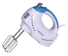 Esperanza Ročni mešalnik Esperanza EKM010, 300 W, 5 hitrosti, turbo način, s kavljicami za testo in metlicami, 1 m kabel