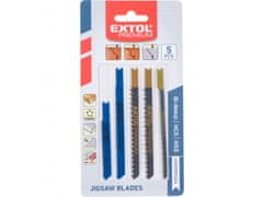 Extol Premium Rezine v ravno črto žage-mix, nastavljeno 5ks, Bimetal, HSS, HCS
