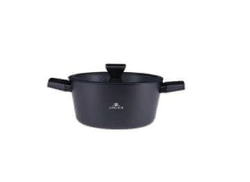 Gerlach Gerlach Granitex posoda s pokrovom, premer 28 cm - idealna za kuhanje in pečenje, visoka kakovost in vzdržljivost.