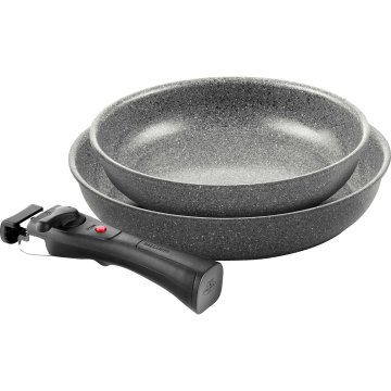 Ballarini Set dveh ponev (24 + 28 cm) - optimalno orodje za kuhanje za vsako kuhinjo.