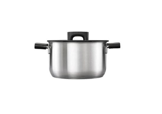 Fiskars Kovinska posoda s pokrovom FS, 3,5L - trpežna kakovost, primerna za vse vrste kuhinjskih nalog.