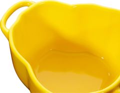 slomart Mini Cocotte Peppers STAUB 40500-324-0 - Rumena keramična posoda z pokrovom, 0.45 L, odporno na temperature od -20 °C do 300 °C