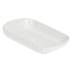 slomart Casserole Pieve - Bele keramične ponve 32 x 22 cm, idealne za pripravo okusnih jedi.
