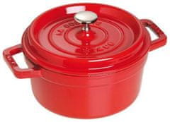 slomart Cocotte Staub iz litega železa, trsa rdeča, premera 18 cm, 2.7 kg, čas dostave 72 ur