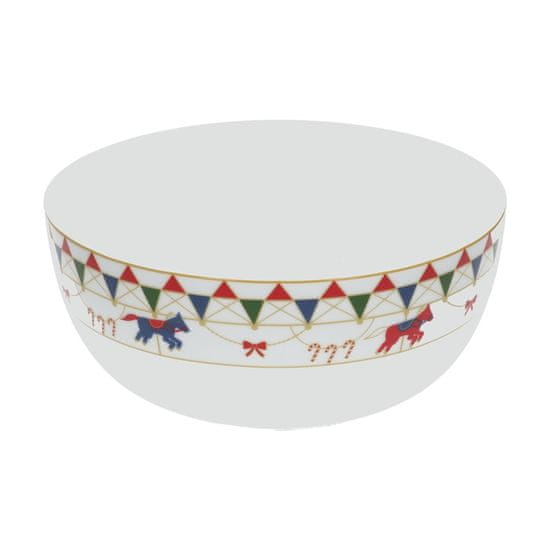 slomart Božični vrteči krožnik za solato - 25 cm