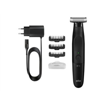 Braun Brezžični brivnik in trimer za brado Braun XT3100 - 3 nastavitve dolžine, črna barva