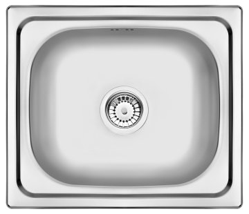 Deante Enobowl kuhinjski umivalnik iz satin jekla, pravokoten, 480 x 430 mm, z možnostjo povezave pomivalnega stroja