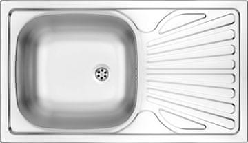 Deante Kovinska pomivalna korita z odcejalnikom - 1-bowl dizajn, idealna izbira za vsako kuhinjo.