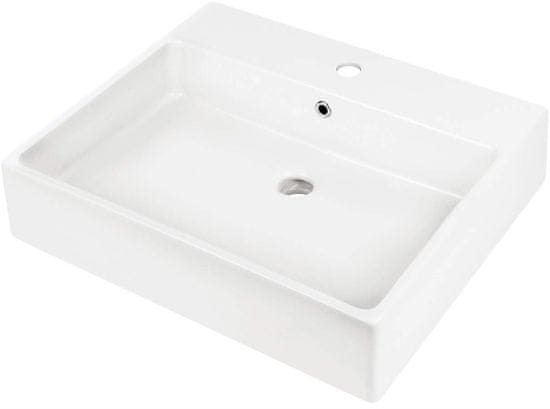 Deante Keramična umivalnika za pult/steno z prostorom za pipa - 60x50 cm