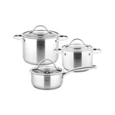 Teesa Kuhinjski set 6 delni TEESA COOK EXPERT MASTER - Kakovostno posodje za enostavno kuhanje in pripravo jedi.