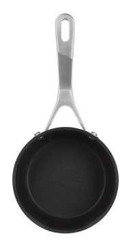 Ballarini Emalična posoda Ballarini Alba s titanom, 1,4 L, primerna za vse vrste kuhališč, 16 cm, črna, 1 ročaj, aluminij in nerjaveče jeklo