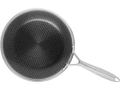 slomart Kohersen Črna Kocka 24 cm ponvica s pokrovom, aluminijasta s DIAMOND premazom, primerna za vse vrste kuhalnih površin