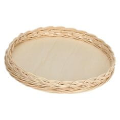 slomart Košara za torte Midollino iz pravega ovitka - rjava, 28 cm
