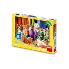 Dino Puzzle Barvite mačke XL 300 kosov