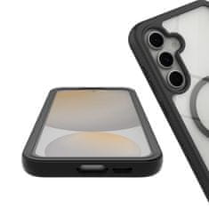 Tech-protect Defense 360 MagSafe ovitek za Samsung Galaxy S24 FE, črna