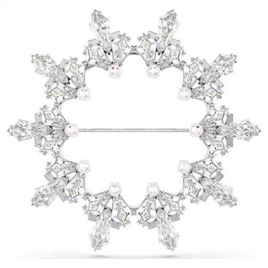 Swarovski Broška Snežinka Idilija 5705397