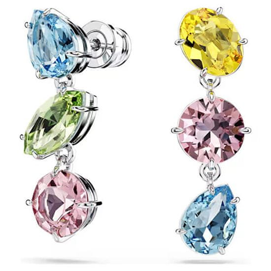 Swarovski Viseči uhani z barvnimi kristali Gema 5692406