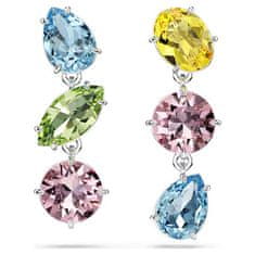 Swarovski Viseči uhani z barvnimi kristali Gema 5692406
