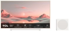 55A300 Pro 4K UHD QLED televizor, NXVISION, Google TV + brezžični 3.1.2-kanalni zvočnik